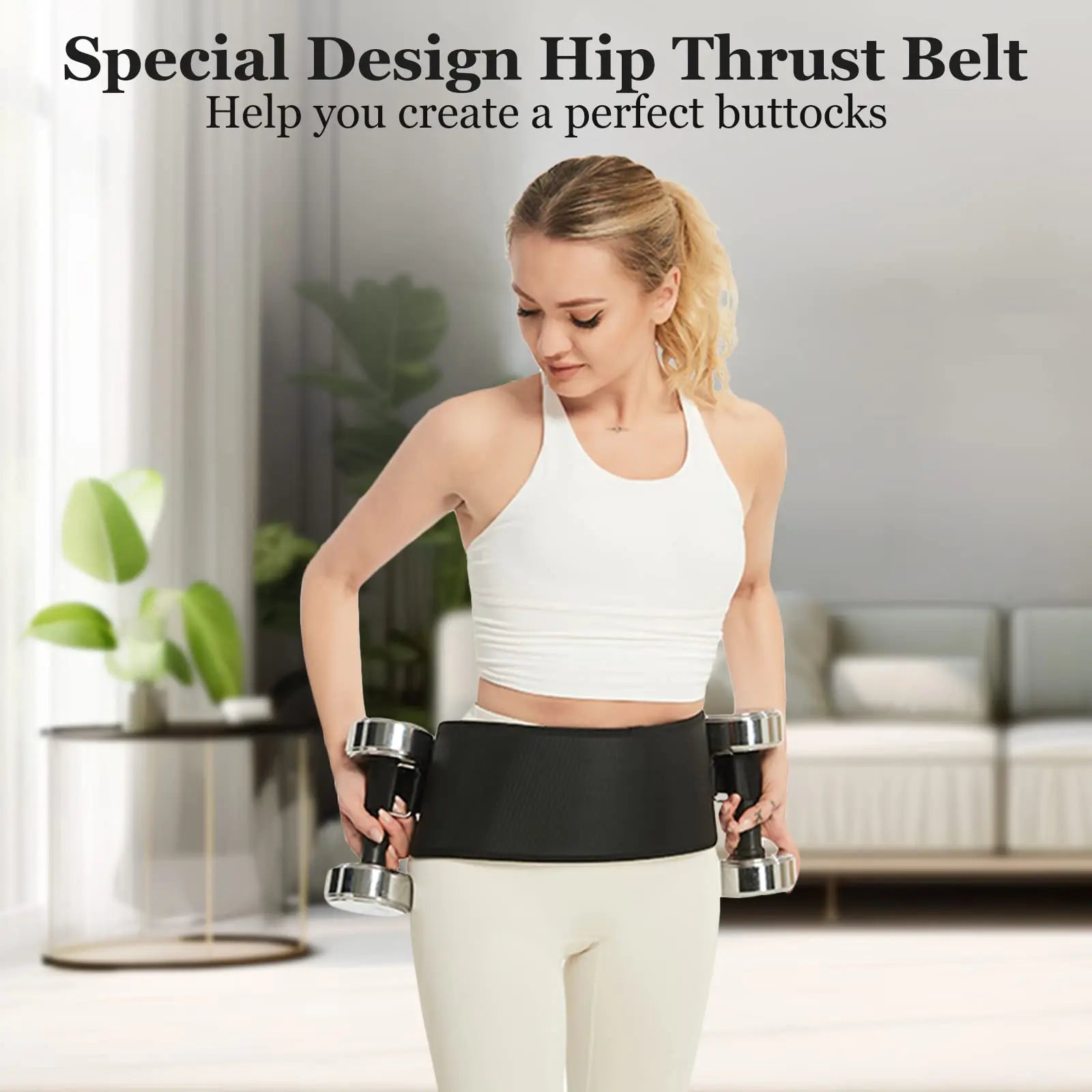 Cintura di spinta dell'anca Glute Bridge Pad Workout con manubri Kettlebells per squat Lunges Bridges Dips Training Home Gym Equipment - Korvel