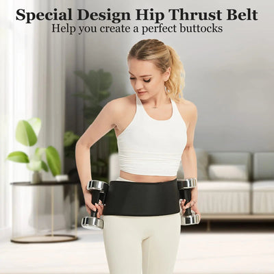 Cintura di spinta dell'anca Glute Bridge Pad Workout con manubri Kettlebells per squat Lunges Bridges Dips Training Home Gym Equipment - Korvel