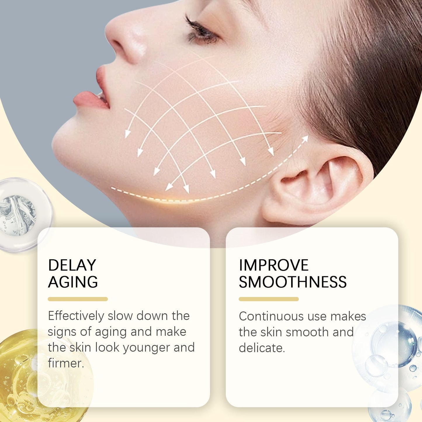 Gold Collagen Cream Hydrates, Firming, Firming And Rejuvenating Skin Care Cream - Korvel