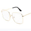 Lunettes de soleil carrées de luxe avec protection UV400
