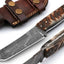 Exquisite Handmade Damascus Steel Tanto Knife - Korvel