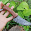 Premium Custom Damascus Steel Hunting Knife for Outdoor Adventures - Korvel