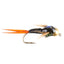 Premium Bead Head Black Copper John Nymph Flies - Pack of 6 Size 18 - Korvel