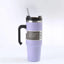 Taza de coche premium con asa y popote - Taza aislada de 30 oz