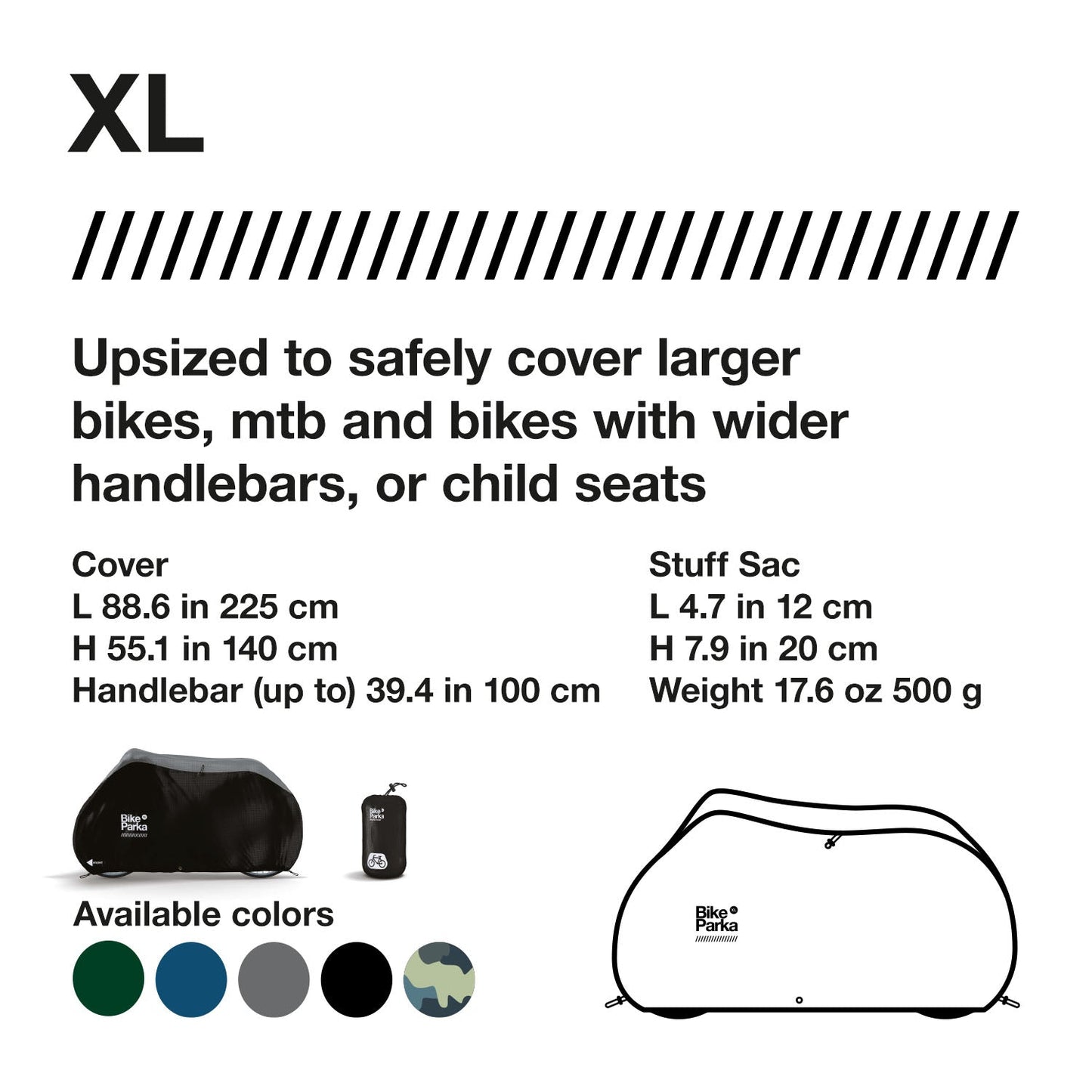 BikeParka XL/MTB Bicycle Cover