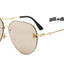 Gafas de sol piloto de lujo Bee