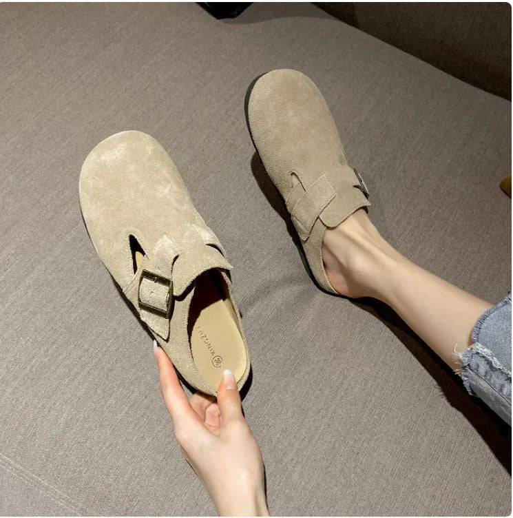 Zapatos de Invierno de Cuero Plush Chic