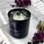 Enchanting Blackberry Saffron Crystal Candle with Obsidian, Blue Apatite, and Quartz | Luxurious Coconut-Soy Blend, 9oz - Korvel