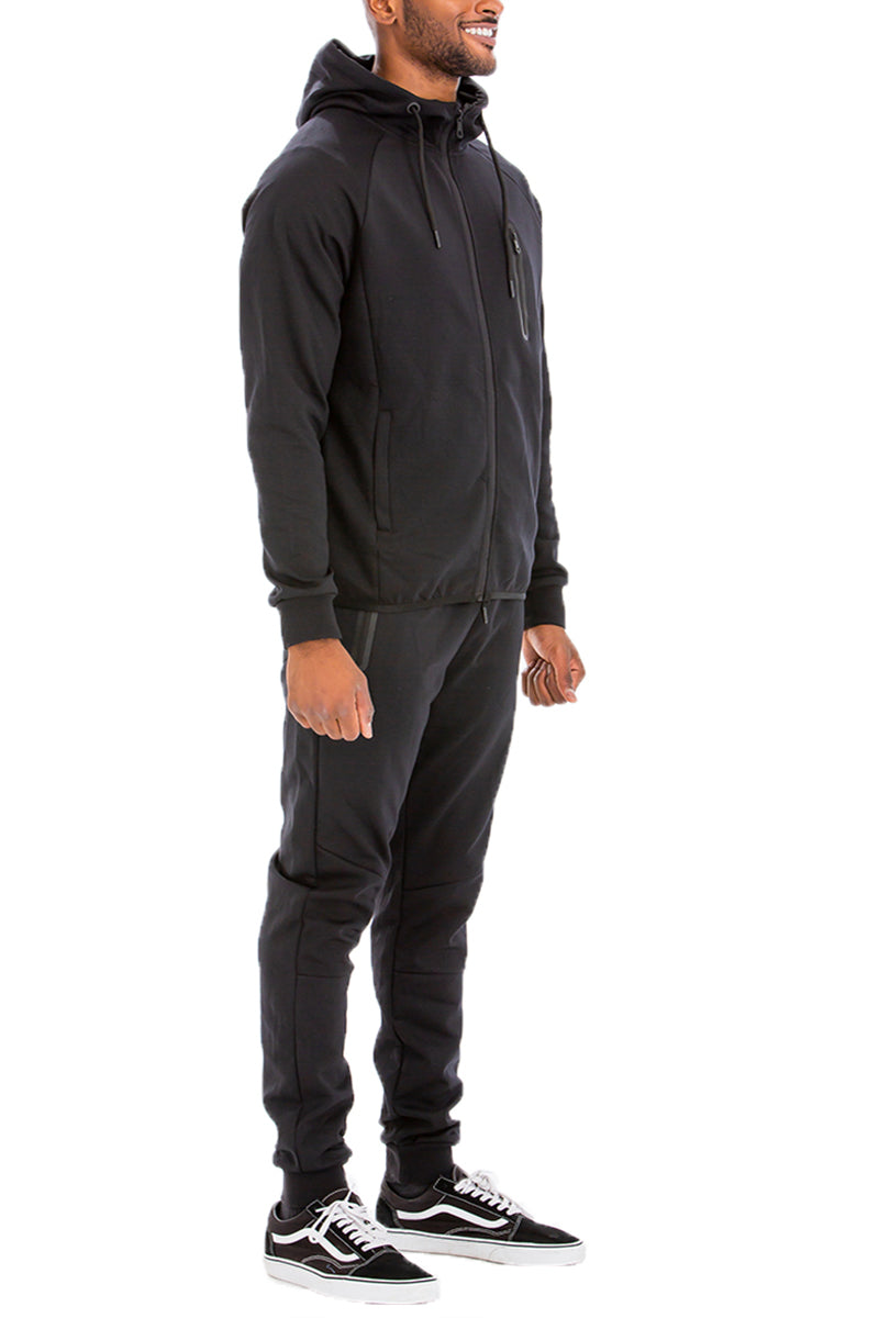 Conjunto de Sudadera Sólido Dinámico