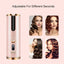 Rizador de Cabello Inalámbrico con Rotación Automática y Pantalla LCD