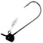 Reaction Tackle Tungsten Stand-Up Shaky Head Jigs - 5 Pack for Ultimate Bass Fishing - Korvel