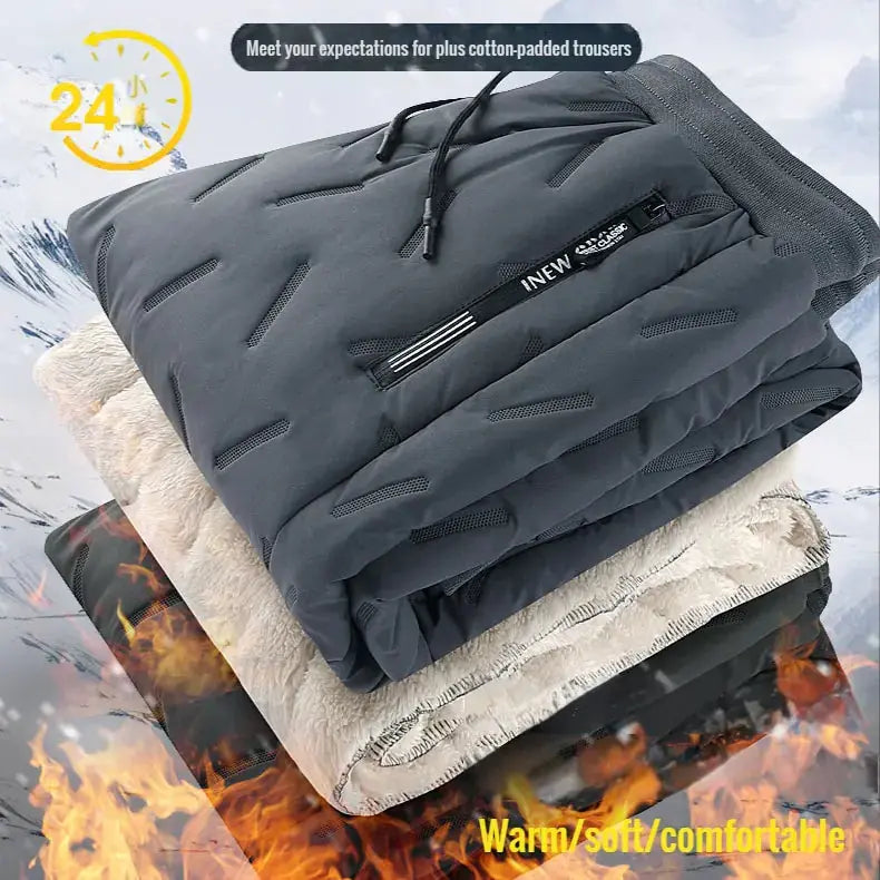 Premium Winter Lambswool Sweatpants for Men