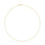 Collar de Cadena Clásica de Caja de Oro Amarillo Sólido de 14K - 16 Pulgadas