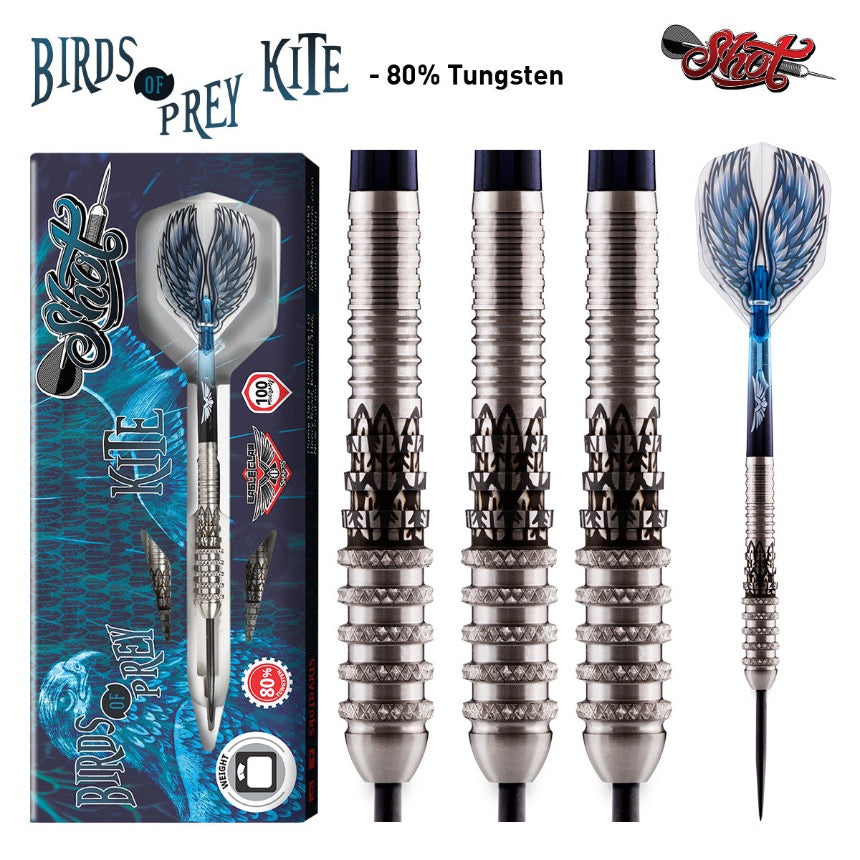Birds of Prey Kite Steel Tip Darts - Korvel
