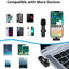 Microphone d'enregistrement clip-on omnidirectionnel
