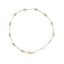 14K White Gold Lab Grown Diamond Station Bracelet
