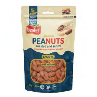 Can Besler Roasted Peanuts 200 g (7.1 oz) – Crunchy, Salted Snack
