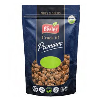 Can Besler Roasted Peanuts with Sugar Crust & Sesame 200 g (7.1 oz) – Sweet & Crunchy Snack