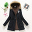 Abrigo de Invierno Estilo Preppy para Mujer