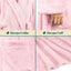 Robe en peluche douce pour femmes PAVILIA Premium - Rose clair 2X-3X