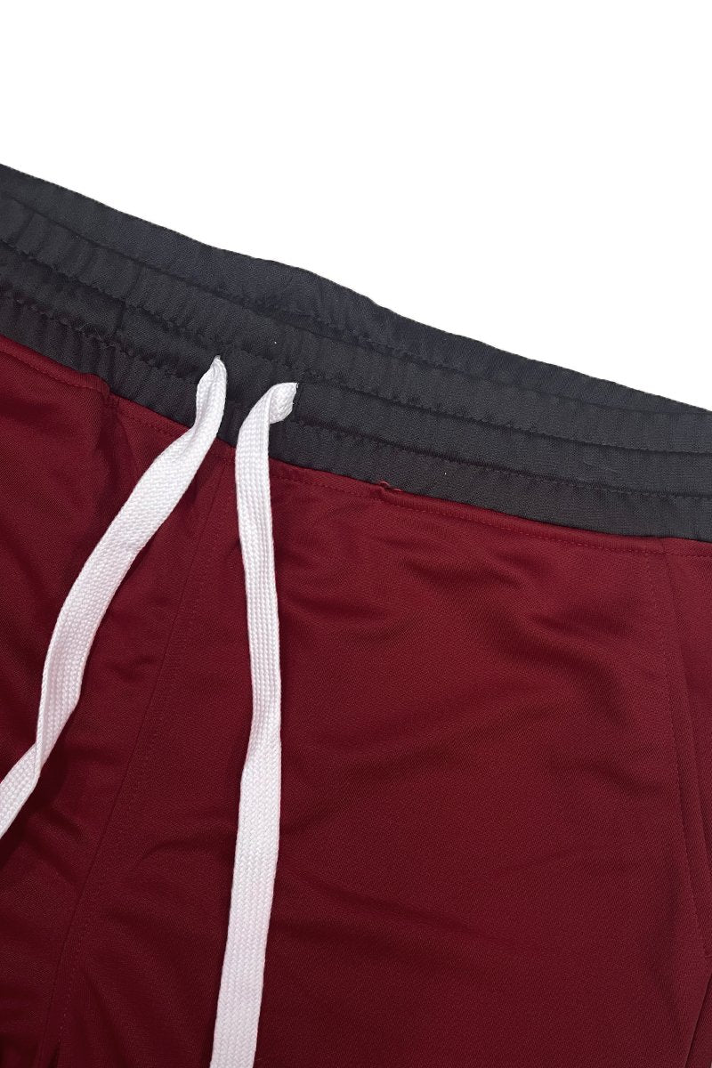 Shorts de basketball actifs rayés pour hommes