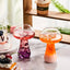 Ensemble de verres à cocktail Martini en forme de champignon