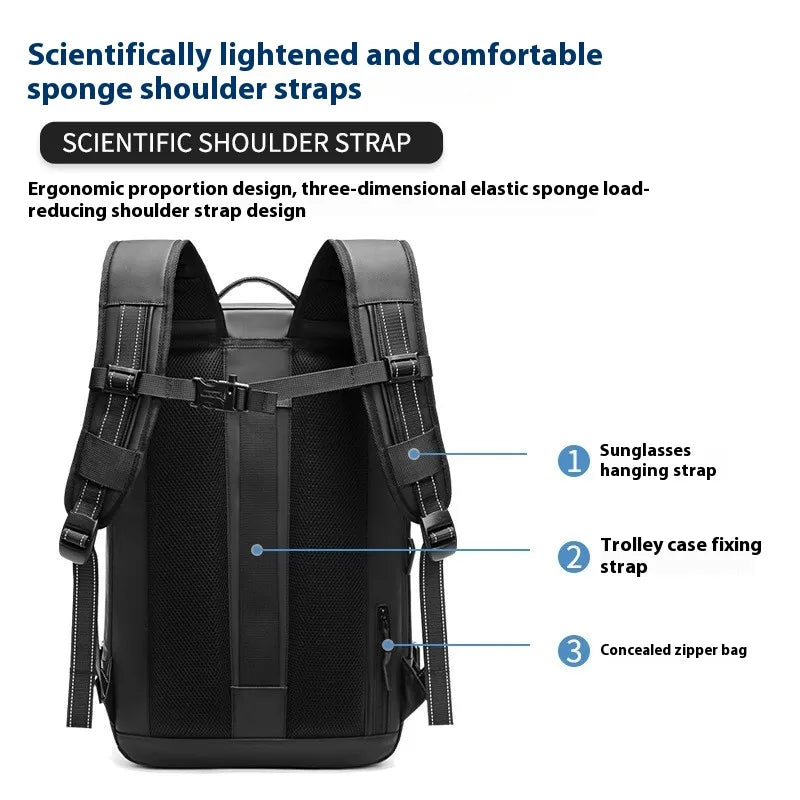 Mochila de Viaje Expandible de Gran Capacidad