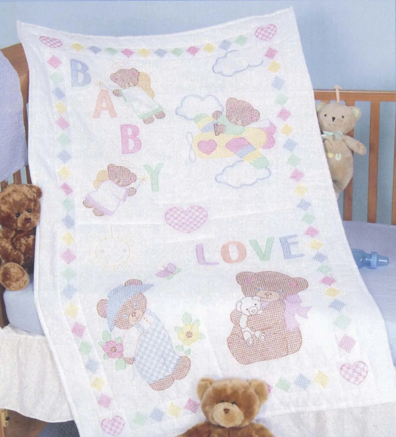 Couverture de berceau Baby Loves Bears
