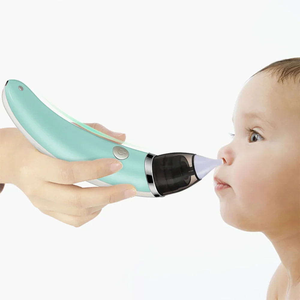 Baby Nasal Aspirator Electric Safe Hygienic Nose Cleaner With 2 Sizes Of Nose Tips And Oral Snot Sucker - Korvel