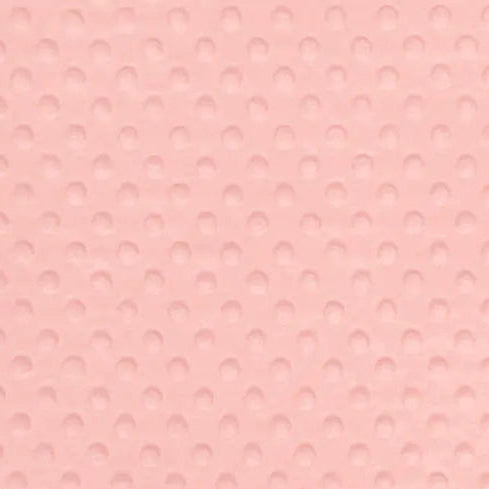 Tissu Dimple Cuddle Rose Bébé - Doux et Texturé