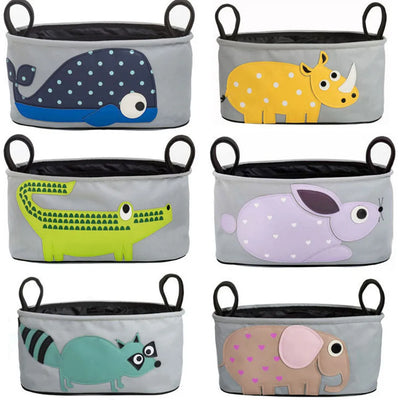 Baby Stroller Bags Cute Carriage Pram Cart Animal Storage Mummy Nappy Bag Water Bottle Diaper Bag Baby Strollers Accessories - Korvel