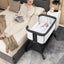 Gbruno Portable Bedside Sleeper with 7 Adjustable Heights - Black
