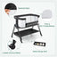 Gbruno Portable Bedside Sleeper with 7 Adjustable Heights - Black