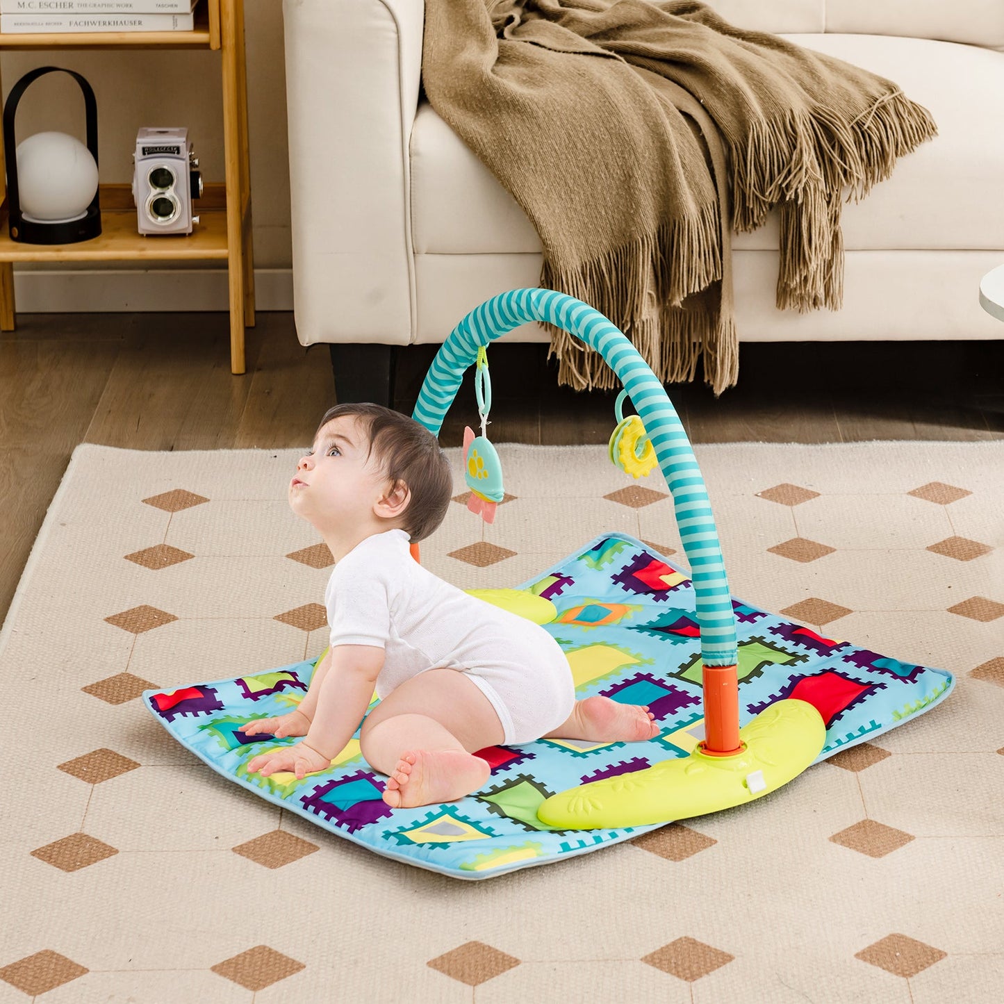 4-in-1 Baby Bouncer Activity Center - Green