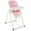 4-in-1 Convertible Baby High Chair - Pink