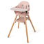 Chaise haute convertible 6-en-1 - Rose