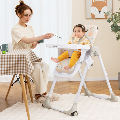3-In-1 Convertible Baby High Chair - Beige