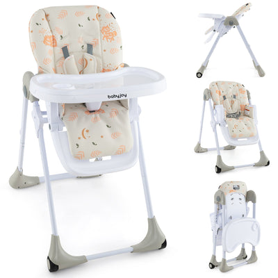 3-In-1 Convertible Baby High Chair - Beige