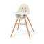 Gbruno Baby High Chair with Dishwasher Safe Tray - Beige