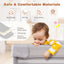 Gbruno Baby Playpen with Mat and Breathable Mesh - Gray