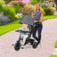 Triciclo para Bebés 4 en 1 con Asiento Reversible - Gris