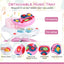Andador para bebés plegable y ajustable en altura 6 en 1 - Rosa