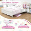 Andador para bebés plegable y ajustable en altura 6 en 1 - Rosa