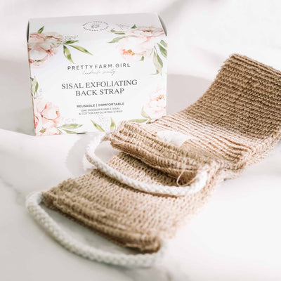 Sisal Back Exfoliating Strap for Refreshing Skin Care - Korvel
