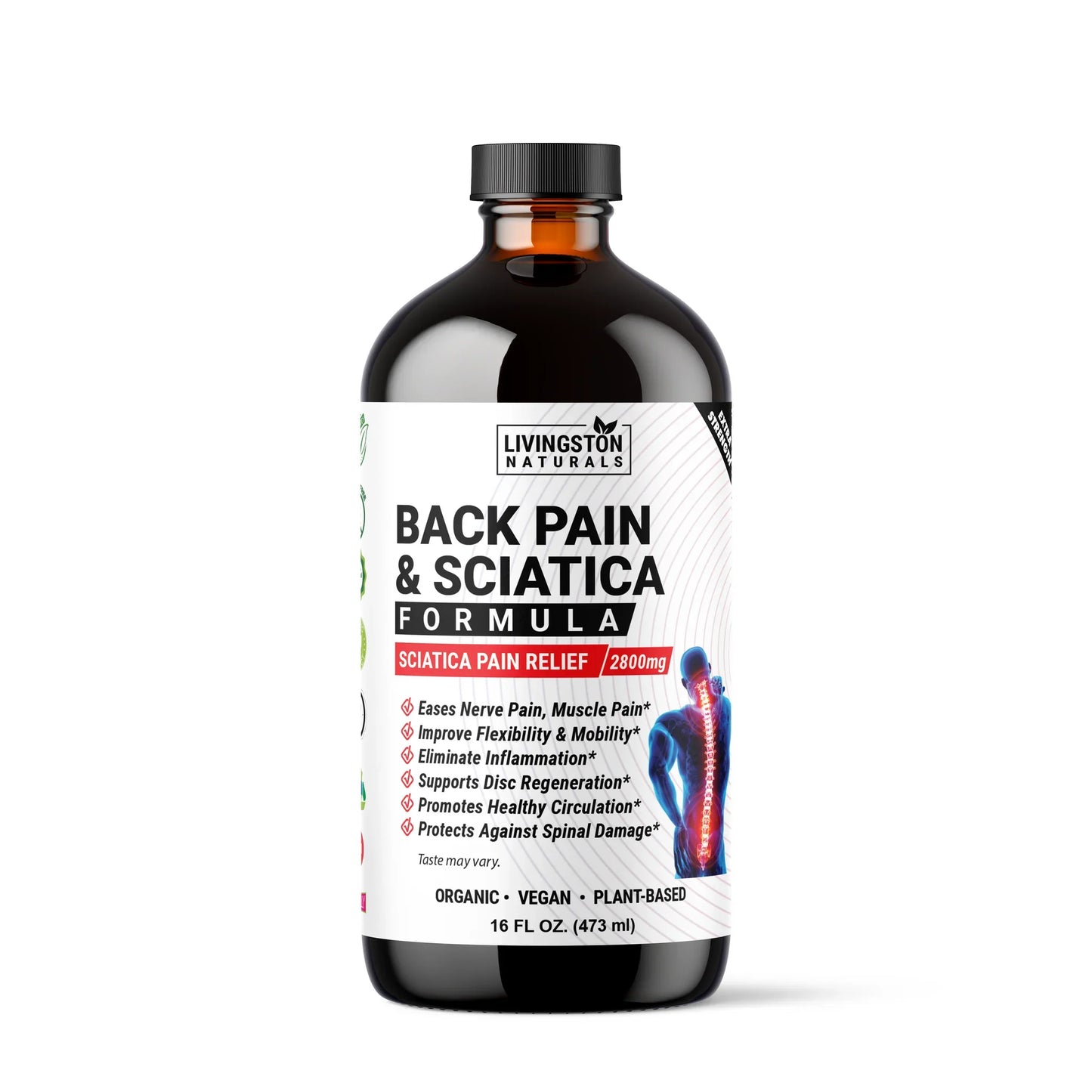 Organic Herbal Tonic for Back Comfort and Mobility
