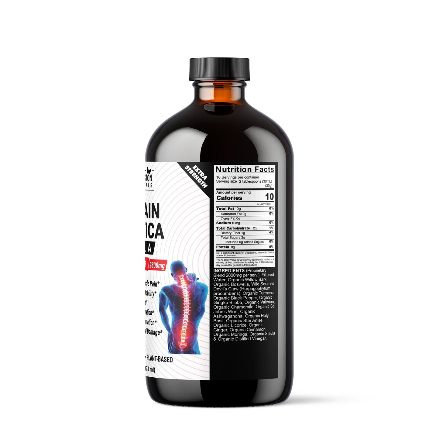 Organic Herbal Tonic for Back Comfort and Mobility