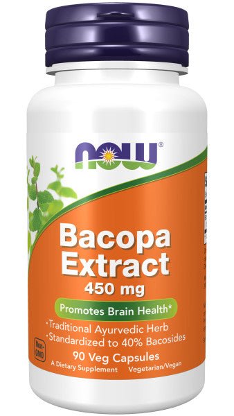 Premium Bacopa Monnieri Extract 450 mg - Brain Support Formula - Korvel