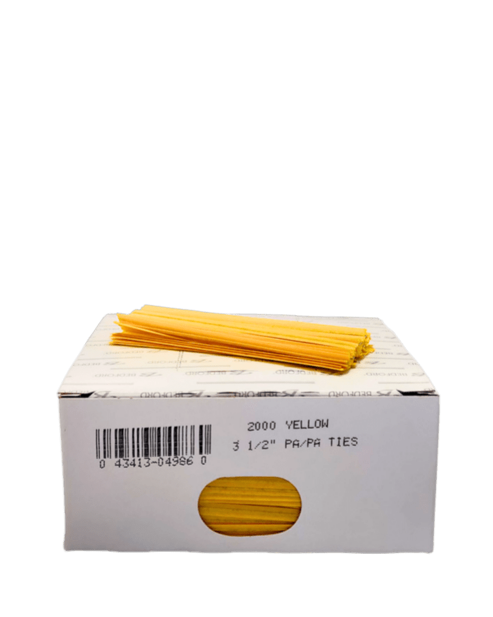 Premium Paper Bag Ties, 3.5", 2000 Count