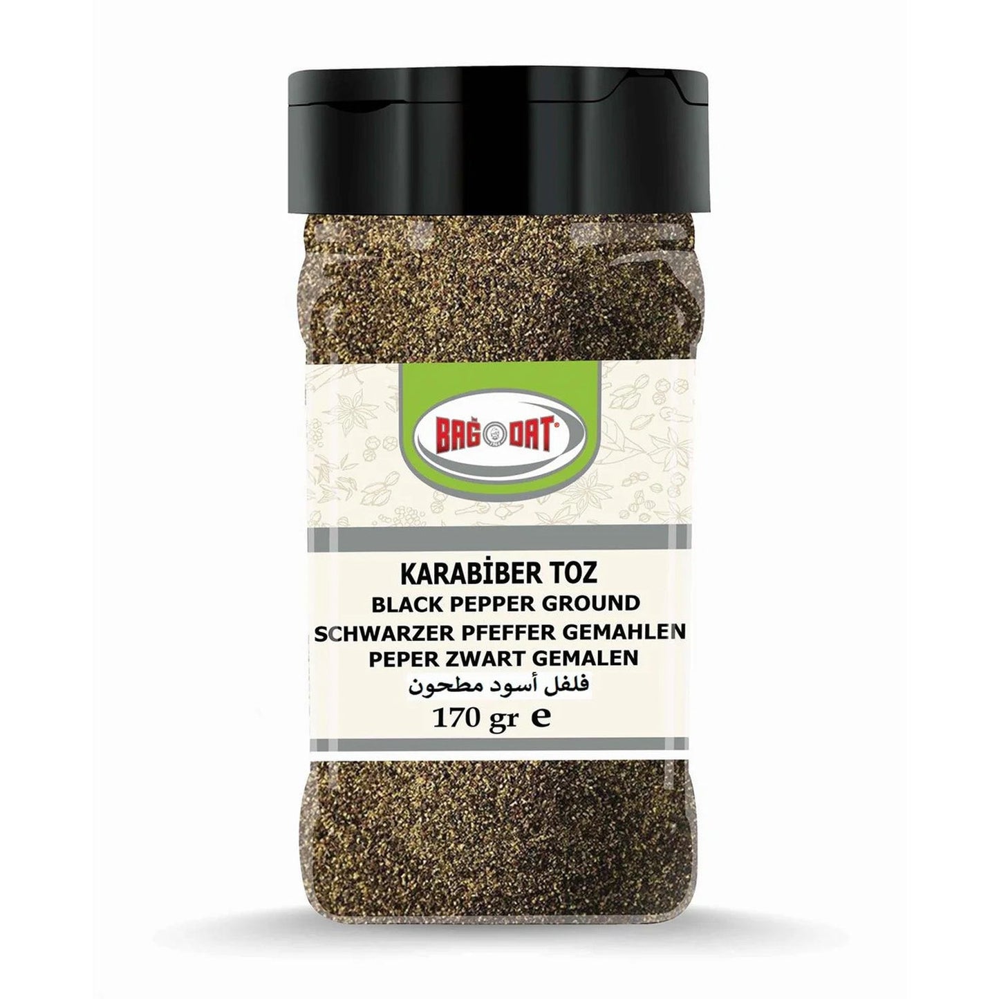 Bagdat Ground Black Pepper 170 g (6 oz) – Bold & Aromatic Spice