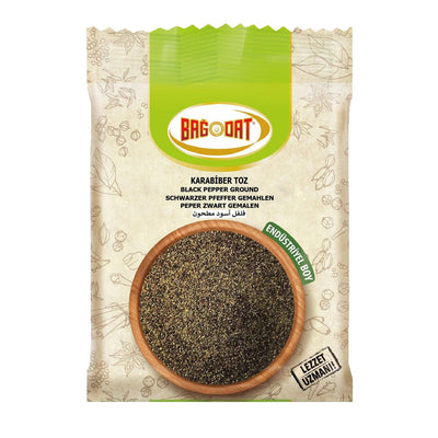 Bagdat Black Pepper Ground 500 g (17.6 oz) – Premium Fine Grind
